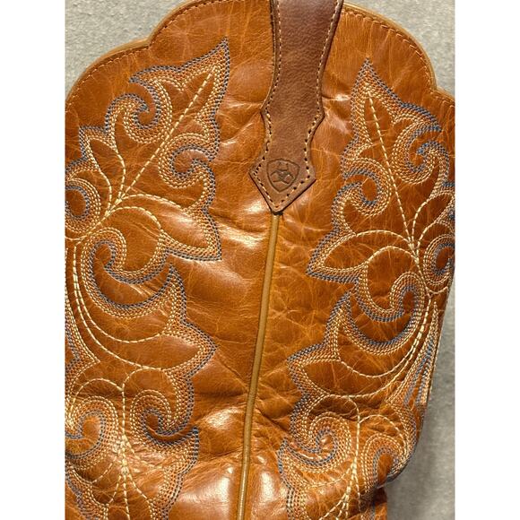 Ariat Round Up Women’s 10B Square Toe Western Cowboy Boots - Picture 12 of 13